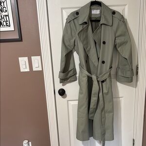 ASOS Green Trench Coat